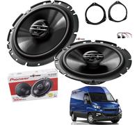 Kit 2 Casse Altoparlanti Pioneer Coassiali Anteriori per Iveco Daily VI dal 2014