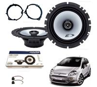 Kit 2 Casse Altoparlanti Posteriori Alpine Sxe1725S per Fiat Punto Evo 199
