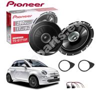 Kit 2 Casse Altoparlanti Posteriori Pioneer TS-G1710F per Fiat 500