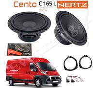 Kit 2 Casse Altoparlanti Woofer Anteriori Hertz C 165 L per Fiat Ducato dal 2006