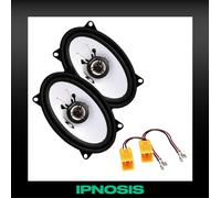 Kit 2 Casse Anteriori Alpine SXE-4625S 4"x6" per Fiat Tipo anni 90 +2 Connettori