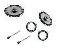 Kit 2 Casse Compatibile con Fiat Panda dal 2003 al 2012 169 seconda serie Con Adattatori E Supporti Altoparlanti Hertz UNO ANTERIORE X170