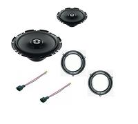 Kit 2 Casse Compatibile con Fiat Panda dal 2003 al 2012 169 seconda serie Con Adattatori E Supporti Altoparlanti Hertz ANTERIORE dcx 170.3