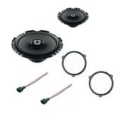 Kit 2 Casse Compatibile con Fiat Panda dal 2003 al 2012 169 seconda serie Con Adattatori E Supporti Altoparlanti Hertz POSTERIORE dcx 170.3