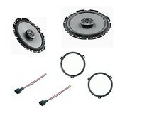 Kit 2 Casse Compatibile con Fiat Panda dal 2003 al 2012 169 seconda serie Con Adattatori E Supporti Altoparlanti Hertz UNO POSTERIORE X170