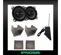Kit 2 Casse SONY Ant Fiat Panda 141 86-03 da 10cm + Griglie C.Grigio + Antenna