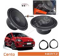 Kit 2 Casse Woofer Anteriori Hertz Linea Cento C 165 L per Fiat Punto Evo 199