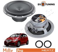Kit 2 Casse Woofer Anteriori HERTZ MP 165.3 per Mercedes Classe A W169 dal 2004>