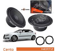 Kit 2 Casse Altoparlanti Woofer Hertz Cento C 165 L Anteriori per Fiat 500 L/X