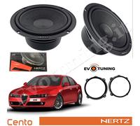 Kit 2 Casse Altoparlanti Woofer Hertz Cento C 165 L Anteriori per Fiat 500 L/X