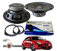 Kit 2 Casse Woofer Phonocar + Adattatori Anteriori o Posteriori Alfa Romeo Mito