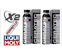 KIT 2 CERATEC LIQUI MOLY TRATTAMENTO CERAMICO ANTIUSURA PER OLIO MOTORE 300ml