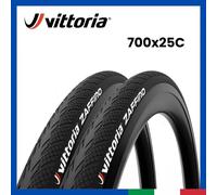 Kit 2 Copertoncini Vittoria Zaffiro IV 700x25c pneumatico bici corsa copertone