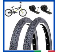 kit 2 Copertone camera 20x1.95 pneumatico gomma da bici per bmx graziella