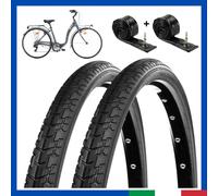 kit 2 Copertone camera 26x1.75 pneumatico gomma per bici da monotubo bicicletta
