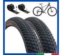 kit 2 Copertone camera 29x2.10 pneumatico gomma per bici da MTB Ebike bicicletta