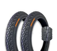 KIT 2 COPERTONI 16 x 1/2 x 1.75 44 305 NERO BICI BIMBO