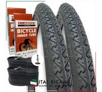KIT 2 COPERTONI 2 CAMERE D'ARIA BICI 26 X 1.40 1.50 37 559 SLICK MTB ITALIA IV D