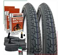 KIT 2 COPERTONI 2 CAMERE D'ARIA BICI 26 X 1.75 44 559 VALVOLA AMERICA DEESTONE