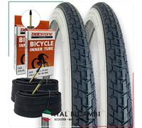 KIT 2 COPERTONI 2 CAMERE D'ARIA BICI 28 700 X 35 37 622 28 X 1 5/8 1 3/8 PRESTA