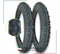 KIT 2 COPERTONI BICI 16 X 1.75 47 305 MTB TACCHETTATO NERO DEESTONE