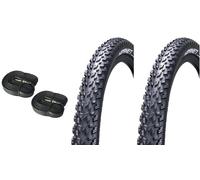 KIT 2 COPERTONI BICI 27,5 X 2.0 + 2 CAMERA DARIA VALVOLA PRESTA CHAOYANG