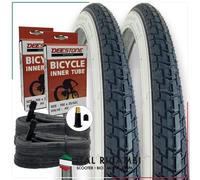 KIT 2 COPERTONI E CAMERE D'ARIA BICI 700 X 35 37 622 28 X 1 5/8 1 3/8 VALVOLA AM