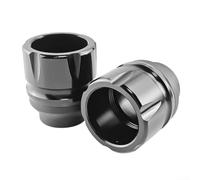 Kit 2 Coppette Paraurti per moto Usura Kit 2 Coppette Paraurti | Assorbimento urti per efficace, salva per forcella anteriore, ideale per scooter elettrici, per montaggio rapido(black)