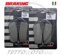 KIT 2 COPPIE PASTIGLIE FRENO ANTERIORI YAMAHA X-MAX 400 2013 2014 2015 XMAX