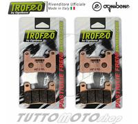 KIT 2 CP PASTIGLIE ANTERIORI KAWASAKI KLZ 1000 VERSYS 2019 TROFEO SINTERIZZATE