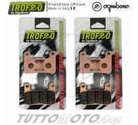 KIT 2 CP PASTIGLIE ANTERIORI TROFEO SINTERIZZATE KAWASAKI Z1000 ABS 2014 2015