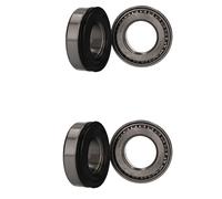 Kit 2 cuscinetti a rulli conici per rimorchio per mozzi non frenati da 4" sos...