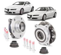 KIT 2 CUSCINETTI MOZZO RUOTA ANTERIORE DX SX ALFA ROMEO 159 - BRERA - SPIDER