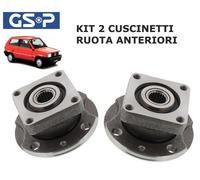 KIT 2 CUSCINETTI MOZZO RUOTE ANTERIORI PANDA 141A 4X4 4X2 / Y10 DAL 86 AL 2003