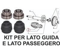 KIT 2 CUSCINETTI SEMIASSE DX SX + CUFFIE PANDA 1° SERIE FINO AL 2003 UNO TURBO