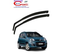 Kit 2 Deflettori Aria Antivento Antipioggia per Fiat Panda 312 Modello dal 2012