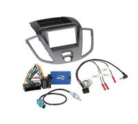 Kit 2 DIN con vuoto tascabile compatibile con Ford Transit V363 2014-2019 SWC...