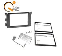 Kit 2 DIN Mascherina Autoradio Fit SMART ForTwo 2007-2010 Staffe 2 Cornici