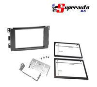 Kit 2 DIN Mascherina Autoradio Fit SMART ForTwo 2007-2010 Staffe 2 Cornici