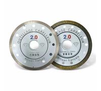 Kit 2 Dischi Diamantati Ø125 mm per Dekton - KaizenPro® - taglio preciso su Dekton, gres porcellanato, marmo, granito e pietra - per smerigliatrice - Outillage Carreleur 2.0