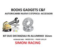 Kit 2 Distanziali Alluminio 20mm Compatibile con Alfa Romeo Mito Simoni Racing