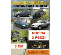 KIT 2 Distanziali Ruote For Chrysler Voyager + Gran Voyager 1988 > 2007 3 cm