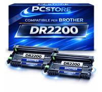 KIT 2 Drum DR2200 / DR-2200 Compatibile per Brother HL-2130DW DCP-7065DN MFC 736