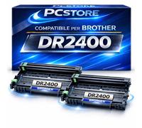 Kit 2 Drum DR2400 Compatibili Brother MFC-L2750DW MFC-L2710DN DW Unità Tamburo