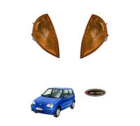 Kit 2 Frecce Anteriori Indicatori Fiat Seicento 2000> Fanali Freccia Bianca DxSx