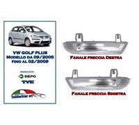 KIT 2 FANALI FRECCIA RETROVISORE ESTERNO ADATTABILI A VW GOLF PLUS 10/2005-> 5M1