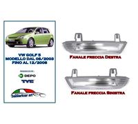 KIT 2 FANALI FRECCIA RETROVISORE ESTERNO ADATTI A VW VOLKSWAGEN GOLF 5 2003-> 5M