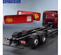 KIT 2 FANALI POSTERIORI LED STOP FRECCIA PER CAMION RIMORCHI CAMPER VAN 12/24 V