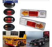 KIT 2 FANALI POSTERIORI LED STOP FRECCIA PER CAMION RIMORCHI CAMPER VAN 12/24 V