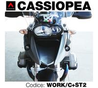 Kit 2 faretti Cassiopea con staffe e cablaggio per BMW R1200 GS dal 2004 al 2007